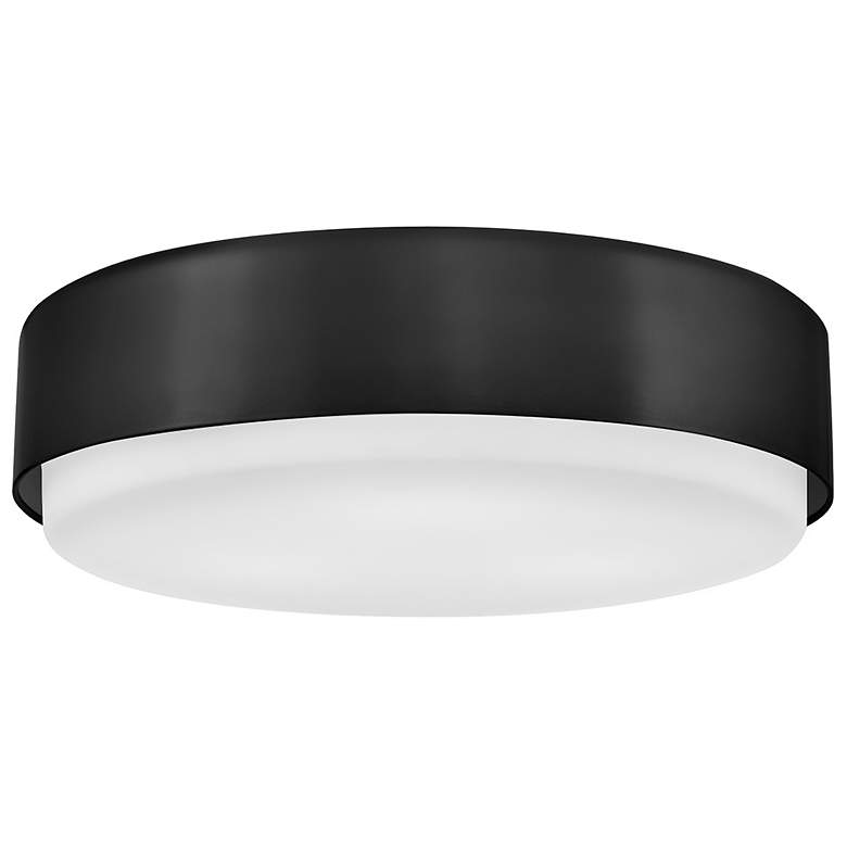 Image 2 Hinkley Interior Cedric Medium Flush Mount 18" Black more views