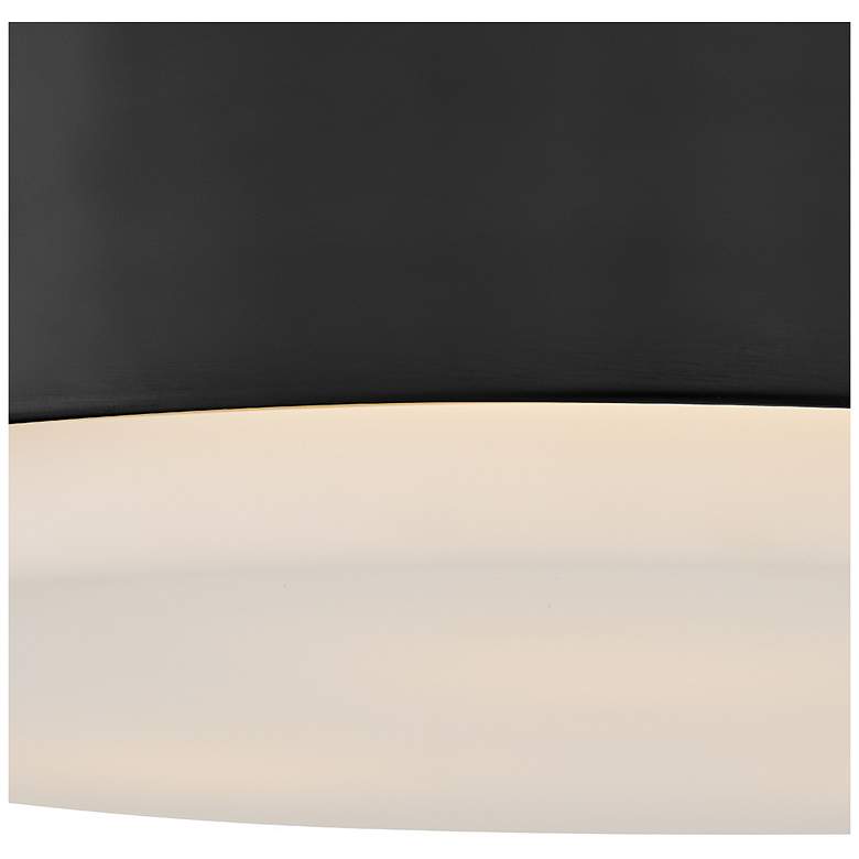 Image 3 Hinkley Interior Cedric Medium Flush Mount 18" Black more views