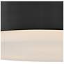 3_Hinkley Interior Cedric Medium Flush Mount 18" Black more views