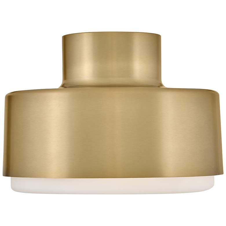 Image 5 Hinkley Interior Cedric Small Semi-Flush Mount 13" Lacquered Brass more views