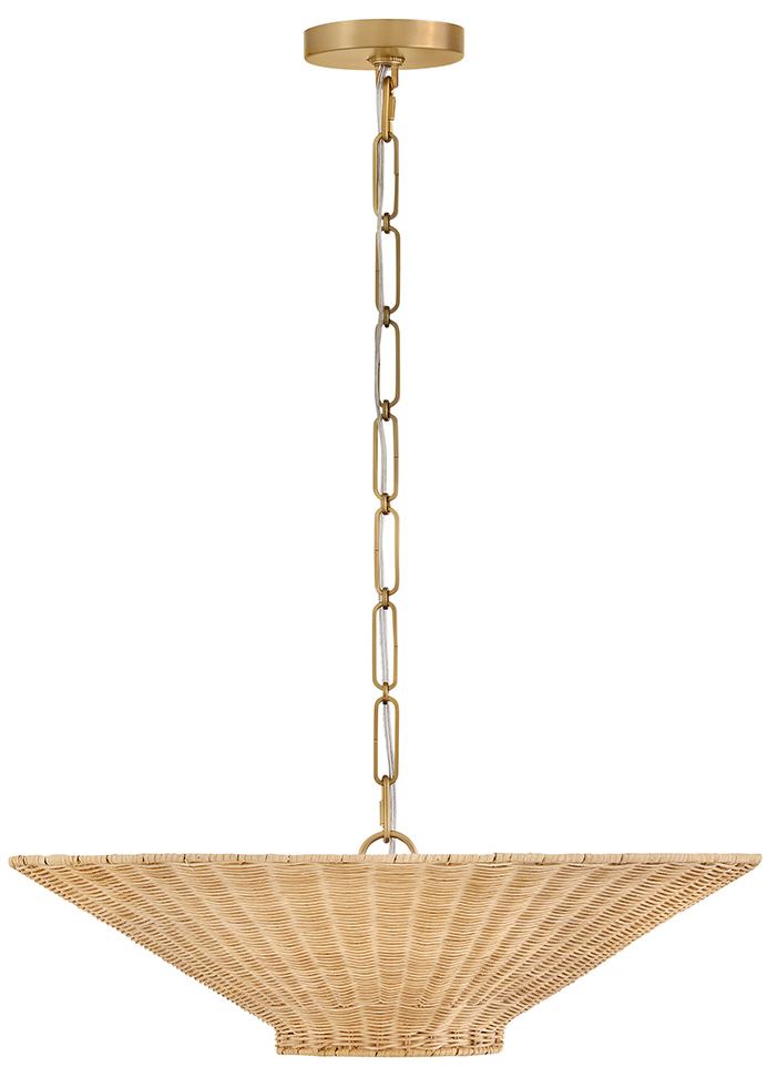 Image 6 Hinkley Interior Delia Small Convertible Chandelier 23.5" Heritage Brass more views