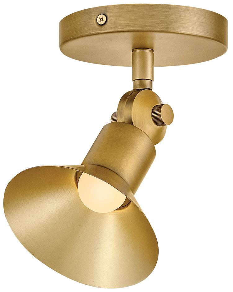 Image 4 Hinkley Interior Dom Small Adjustable LED Sconce 7" Heritage Brass more views