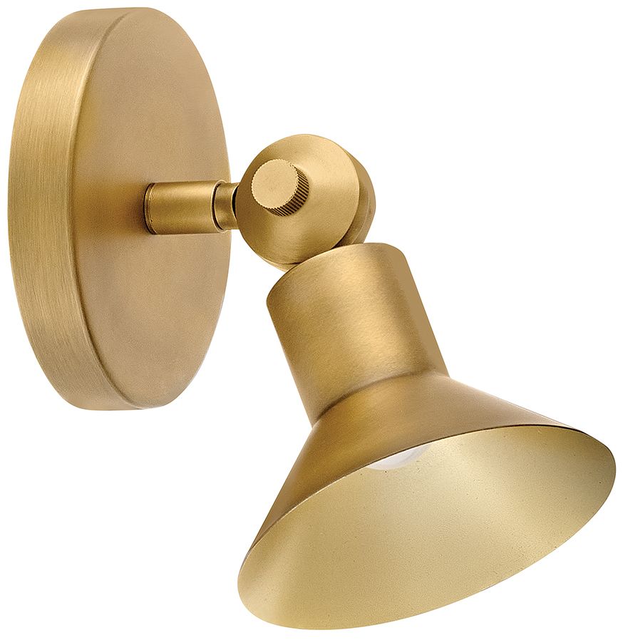 Image 7 Hinkley Interior Dom Small Adjustable LED Sconce 7" Heritage Brass more views