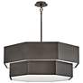 2_Hinkley Interior Facet Medium Convertible Chandelier 38" Black Oxide more views
