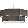 3_Hinkley Interior Facet Medium Convertible Chandelier 38" Black Oxide more views