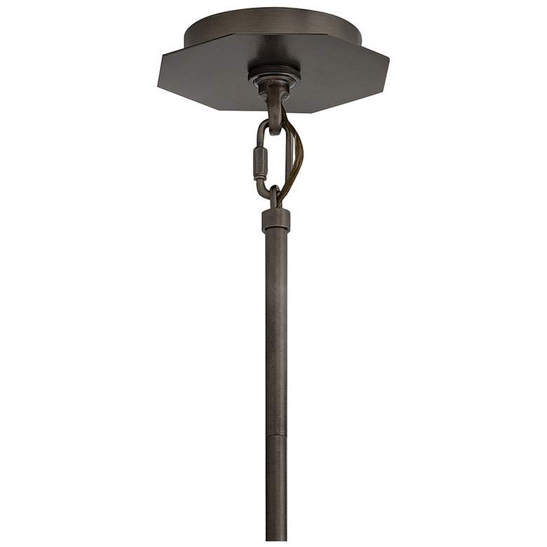 Image 4 Hinkley Interior Facet Medium Convertible Chandelier 38" Black Oxide more views