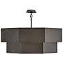 6_Hinkley Interior Facet Medium Convertible Chandelier 38" Black Oxide more views