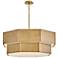 Hinkley Interior Facet Medium Convertible Chandelier 38" Heritage Bras