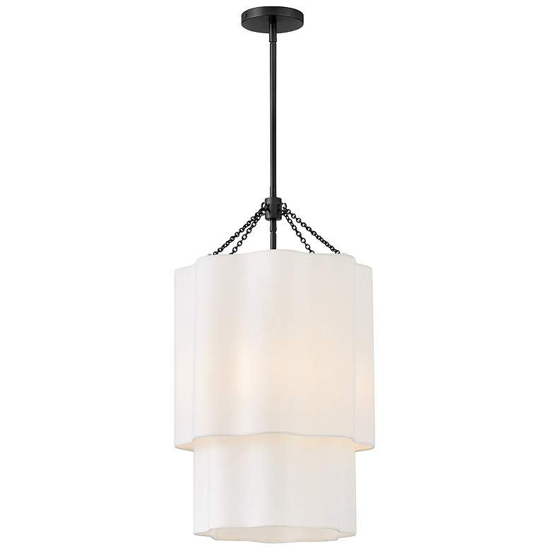 Image 1 Hinkley Interior Gwen Large Pendant 16" Black
