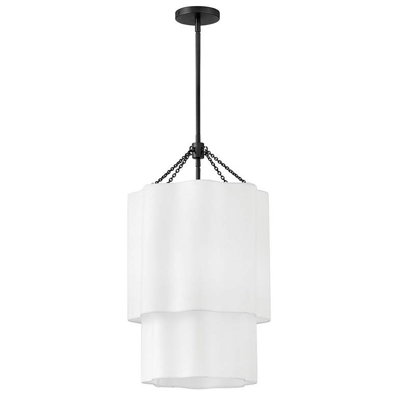 Image 2 Hinkley Interior Gwen Large Pendant 16" Black more views