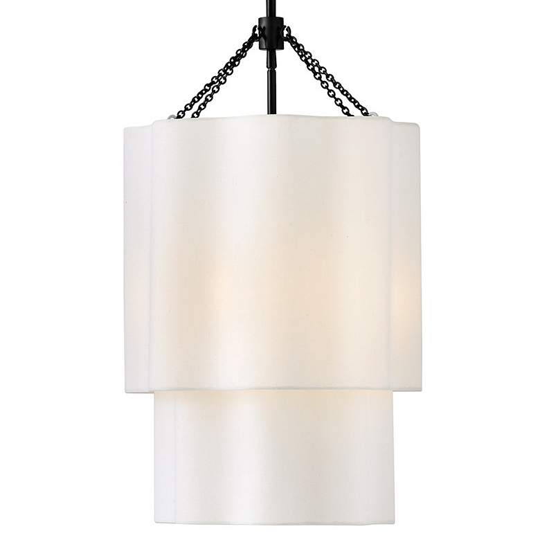 Image 5 Hinkley Interior Gwen Large Pendant 16" Black more views