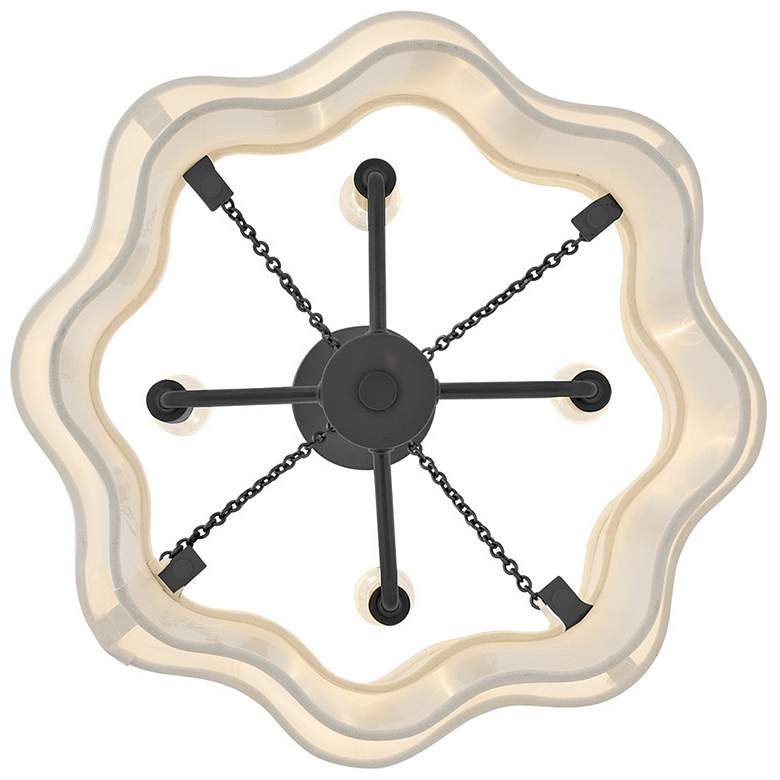 Image 7 Hinkley Interior Gwen Large Pendant 16" Black more views