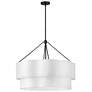 2_Hinkley Interior Gwen Medium Drum Chandelier 32" Black more views
