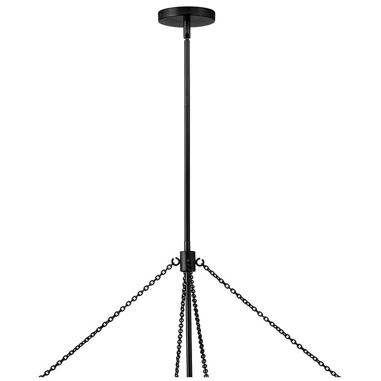 Image 5 Hinkley Interior Gwen Medium Drum Chandelier 32" Black more views