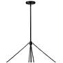 5_Hinkley Interior Gwen Medium Drum Chandelier 32" Black more views