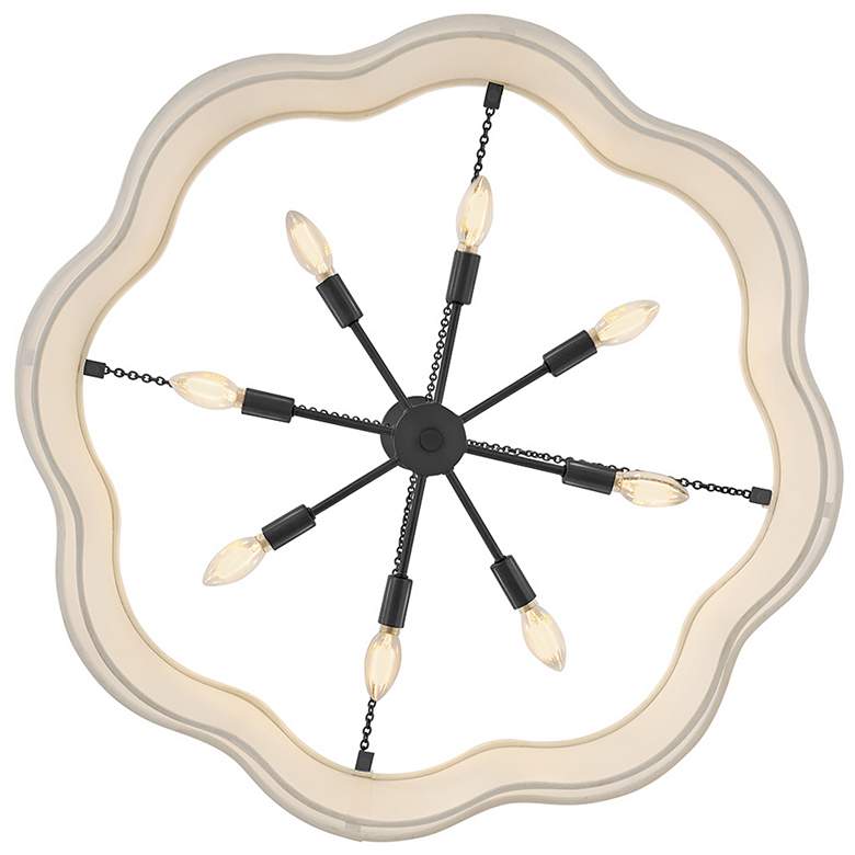 Image 6 Hinkley Interior Gwen Medium Drum Chandelier 32" Black more views