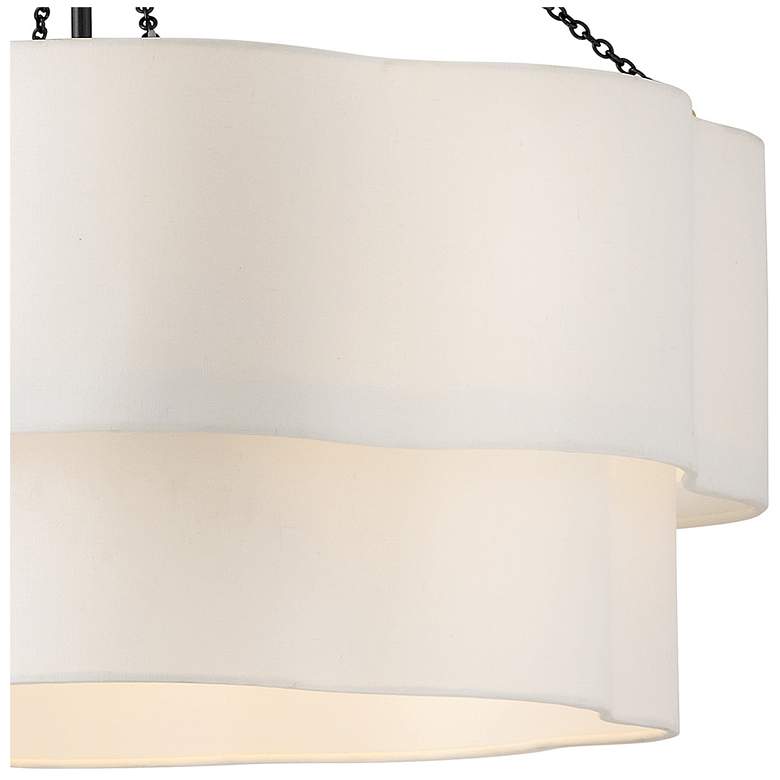 Image 7 Hinkley Interior Gwen Medium Drum Chandelier 32" Black more views
