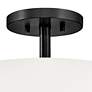3_Hinkley Interior Halle Medium Semi Flush Mount 14.5" Black more views