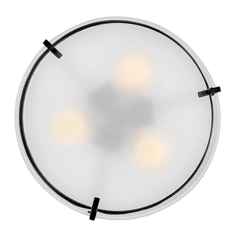 Image 7 Hinkley Interior Halle Medium Semi Flush Mount 14.5" Black more views