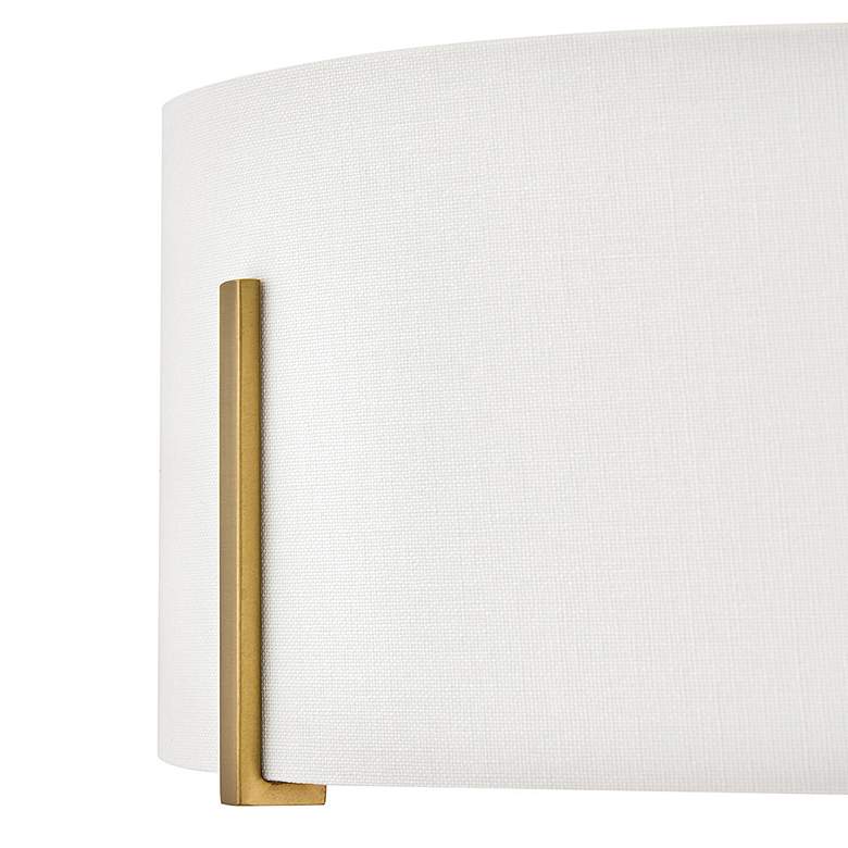 Image 4 Hinkley Interior Halle Medium Semi Flush Mount 14.5" Lacquered Brass more views