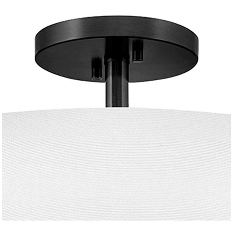 Image 3 Hinkley Interior Halle Medium Semi Flush Mount 19.5" Black more views