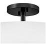 3_Hinkley Interior Halle Medium Semi Flush Mount 19.5" Black more views