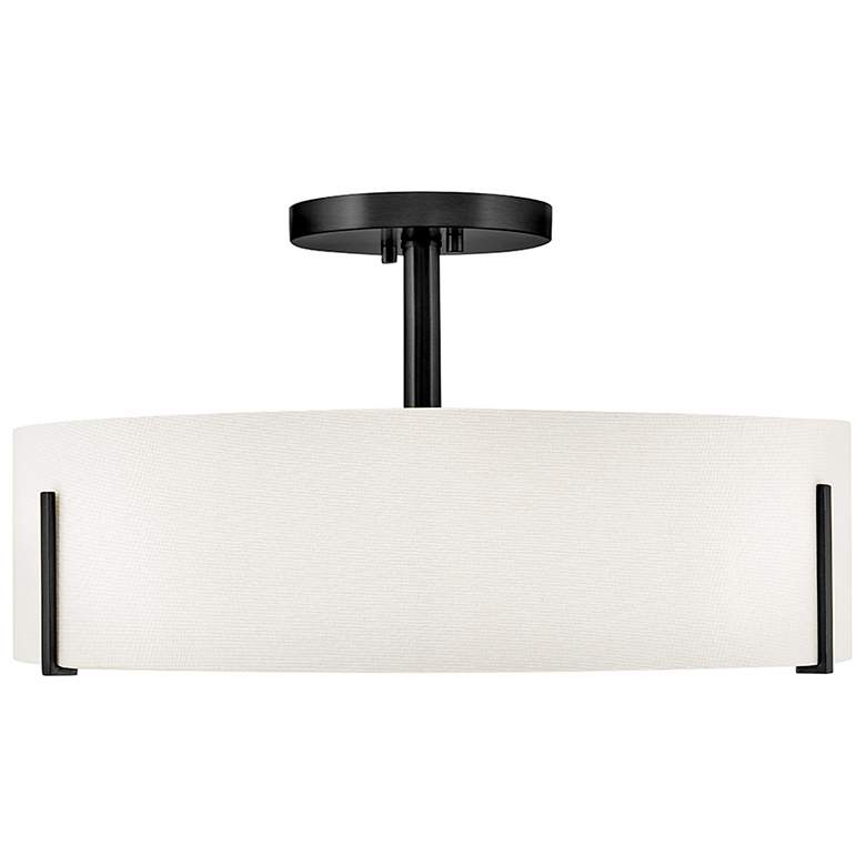 Image 7 Hinkley Interior Halle Medium Semi Flush Mount 19.5" Black more views