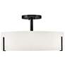 7_Hinkley Interior Halle Medium Semi Flush Mount 19.5" Black more views