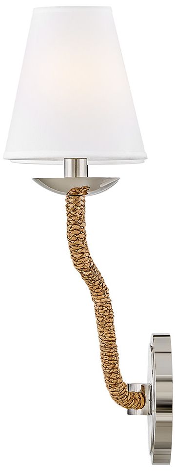 Image 6 Hinkley Interior Harwich Medium Two Light Sconce 19.5" Polished Nickel more views