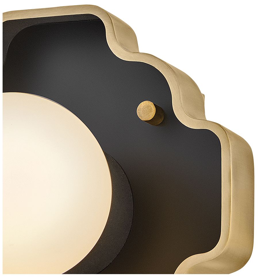 Thumbnail3 of Hinkley Interior Howe Small Single Light Sconce 7.5" Gloss Black more views
