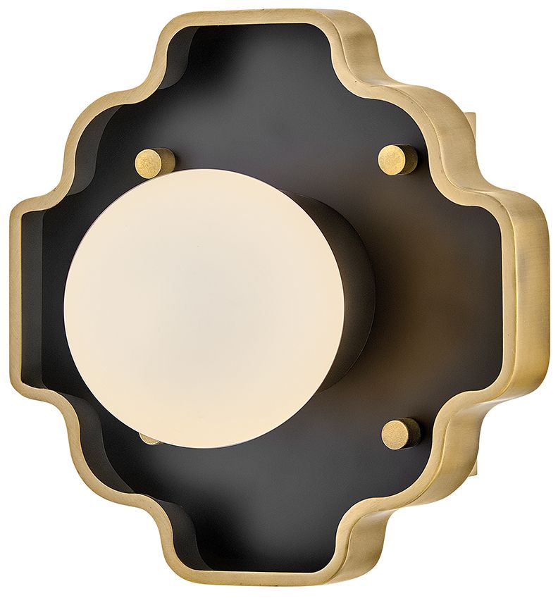 Hinkley Interior Howe Small Single Light Sconce 7.5" Gloss Black