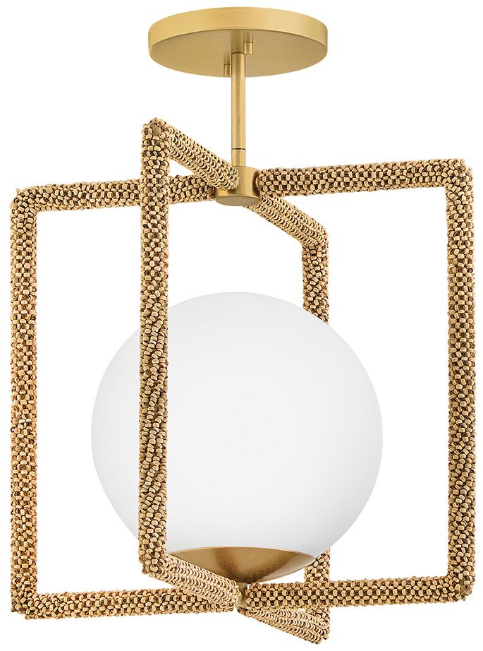 Image 6 Hinkley Interior Keona Convertible Semi Flush 16.25" Deluxe Gold more views