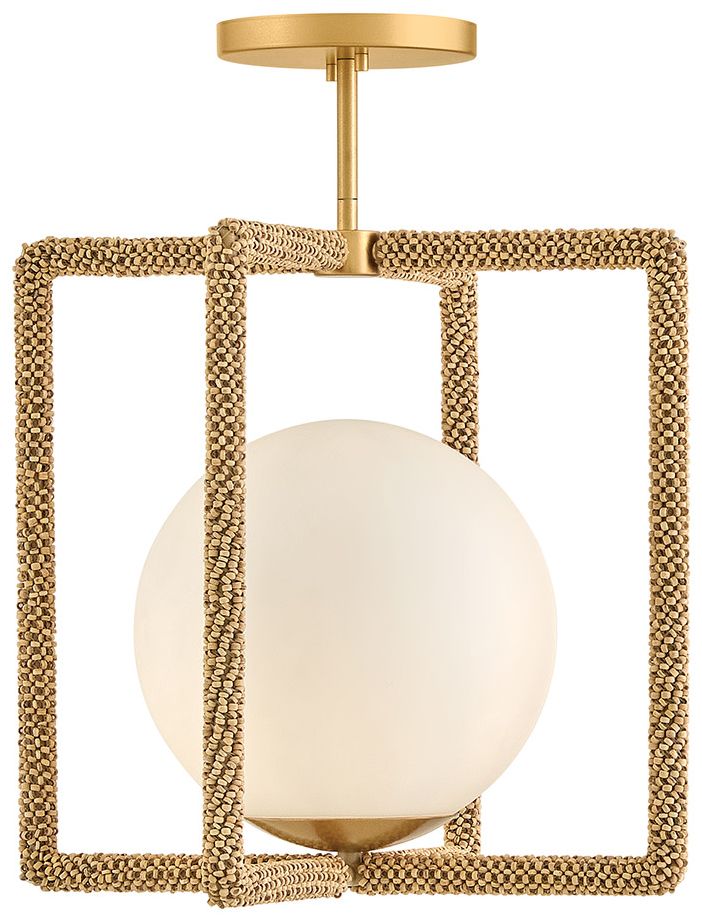Hinkley Interior Keona Convertible Semi Flush 16.25" Deluxe Gold