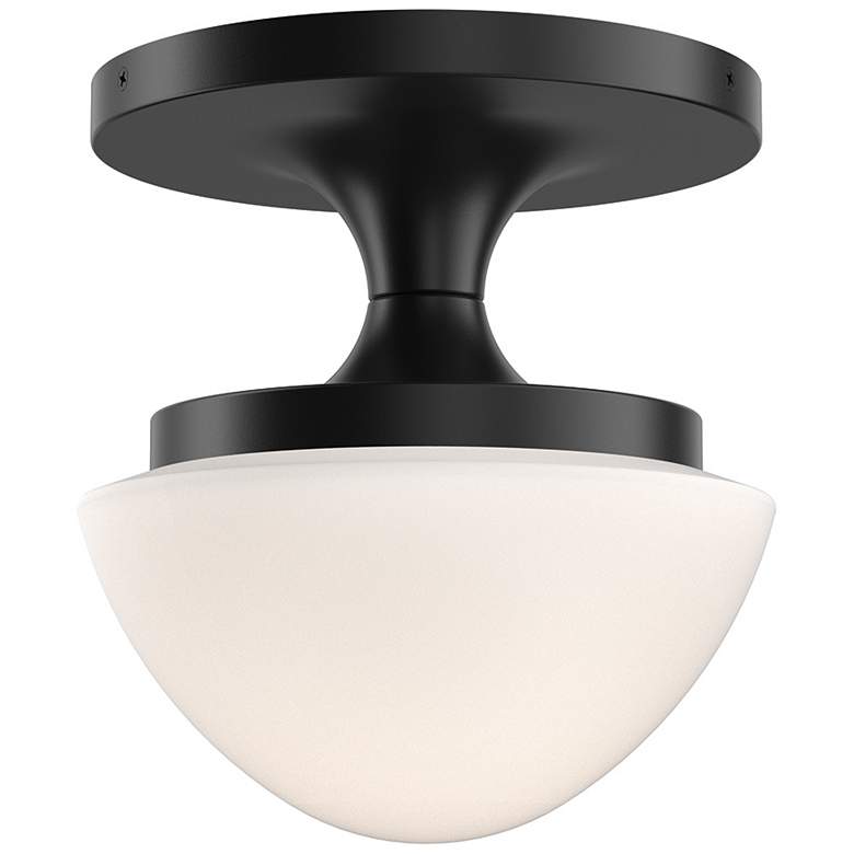 Image 1 Hinkley Interior Knox Extra Small Semi Flush Mount 8" Black
