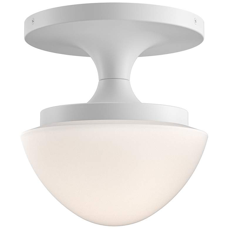 Image 1 Hinkley Interior Knox Extra Small Semi Flush Mount 8" Chalk White