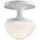 Hinkley Interior Knox Extra Small Semi Flush Mount 8" Chalk White