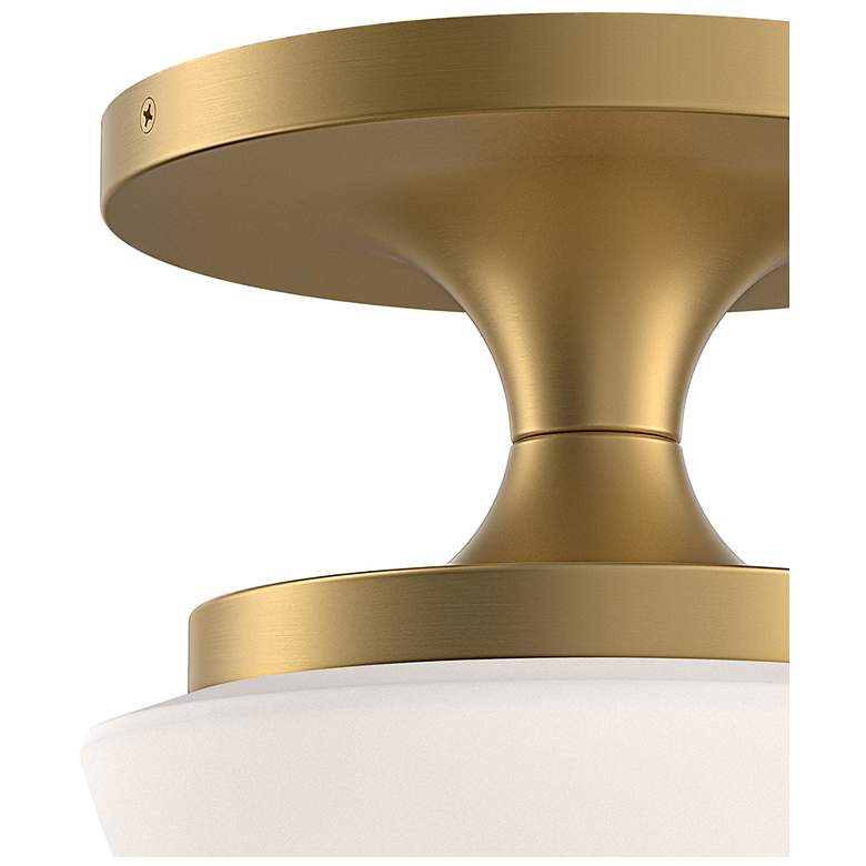 Image 3 Hinkley Interior Knox Extra Small Semi Flush Mount 8" Lacquered Brass more views