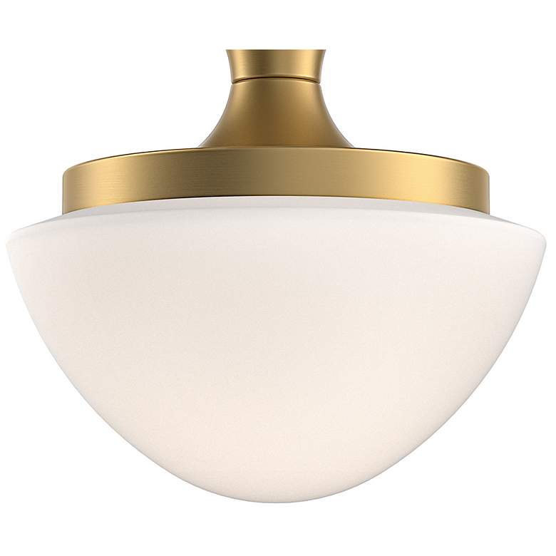 Image 4 Hinkley Interior Knox Extra Small Semi Flush Mount 8" Lacquered Brass more views