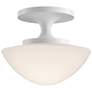 1_Hinkley Interior Knox Small Semi Flush Mount 12" Chalk White