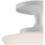 3_Hinkley Interior Knox Small Semi Flush Mount 12" Chalk White more views