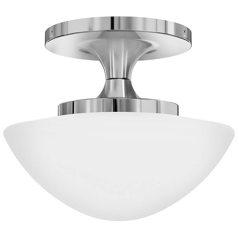 Image 2 Hinkley Interior Knox Small Semi Flush Mount 12" Chrome more views