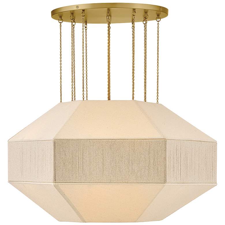 Image 1 Hinkley Interior Lyla Medium Convertible Chandelier 32.25" Lacquered B