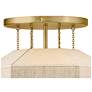 4_Hinkley Interior Lyla Medium Semi-Flush Mount 15" Lacquered Brass more views