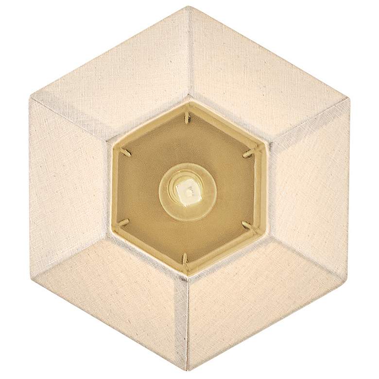 Image 5 Hinkley Interior Lyla Medium Semi-Flush Mount 15" Lacquered Brass more views