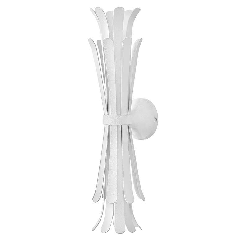 Image 2 Hinkley Interior Reina Large Two Light Sconce 6.25" Textured Plaster more views