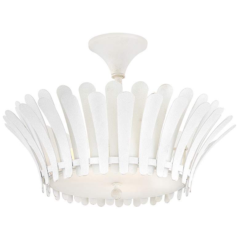 Image 6 Hinkley Interior Reina Medium Semi Flush Mount 20" Textured Plaster more views