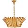 Hinkley Interior Reina Medium Tapered Chandelier 25.5" Distressed Bras