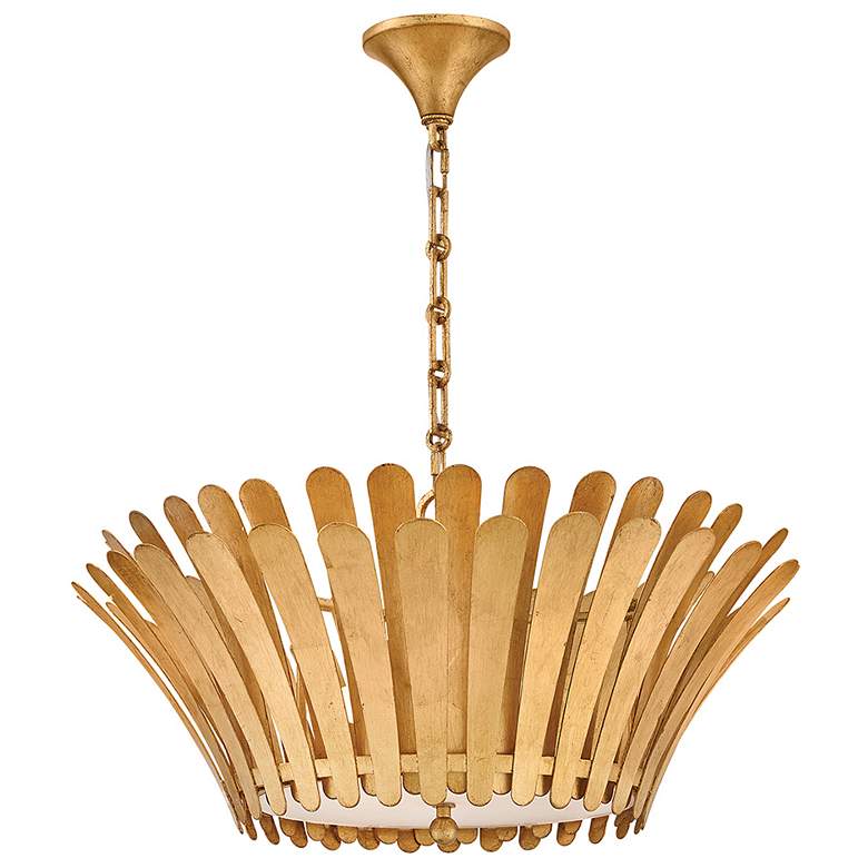 Image 6 Hinkley Interior Reina Medium Tapered Chandelier 25.5" Distressed Bras more views