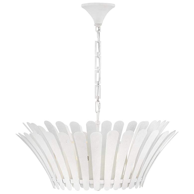 Image 1 Hinkley Interior Reina Medium Tapered Chandelier 25.5" Textured Plaste