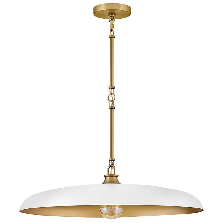 Image 2 Hinkley Interior Sadie Medium Dome Chandelier 24" Lacquered Brass more views